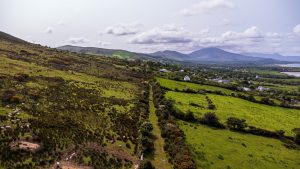 Ariel view of the Camino near Camp